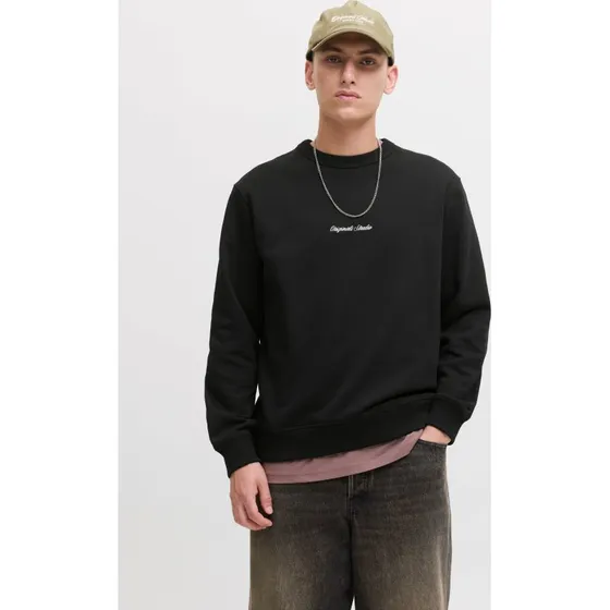 Jack & Jones Norrebro EMB Crewneck – Sort