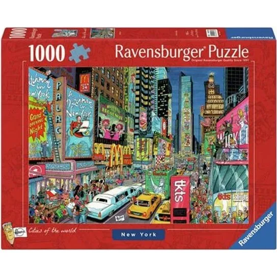 Ravensburger Puslespil Fleroux New York - 1000 brikker