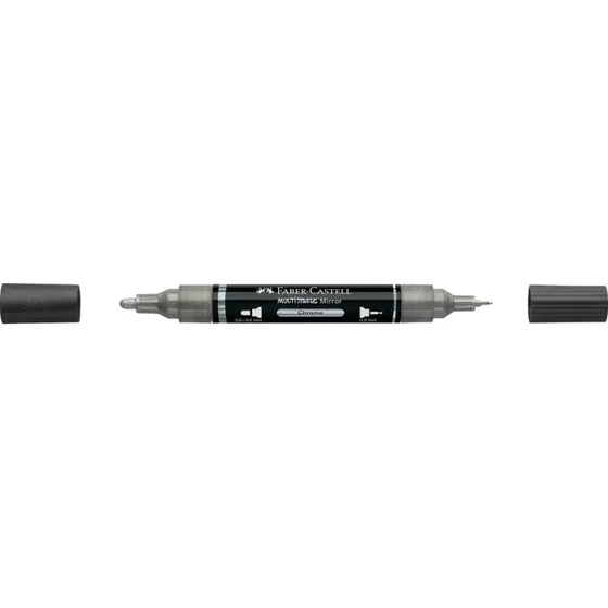 Faber-Castell SP 551 Chrome Multimarker Akryl/Alkohol m. 2 spidser