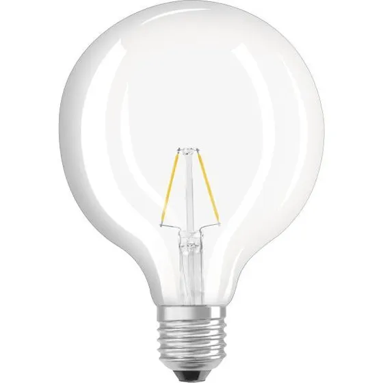 Osram Classic LED E27 Globe Filament 2,5W 250lm 2700K Klar