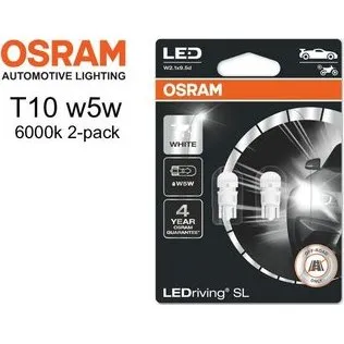 Osram LEDriving SL W5W LED-pære 6000K 1W (2-pak)