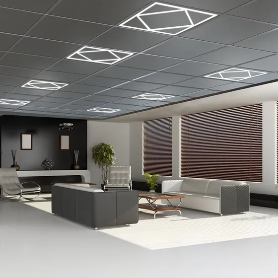 Hexagon Diamant 60x60 LED Panel 60W - Neutral hvid