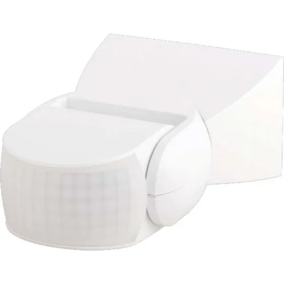 Infrarød Bevægelsessensor 180D, Hvid, IP65, 300W
