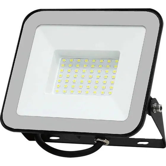 50W Samsung Chip LED Projektør 6500K - Sort/Grå