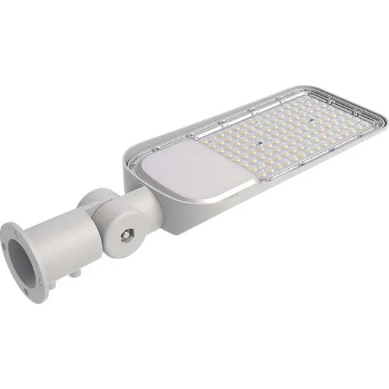 50W LED Vejlys med Samsung Chip, Fotocelle & Adapter - 6500K