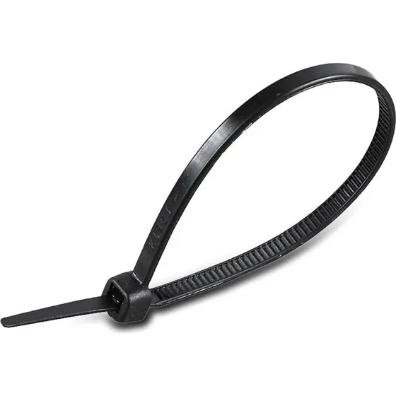 Kabelbindere 2,5x100mm sort (UL94-V2) - 100 stk.