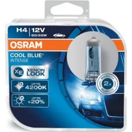 Osram Cool Blue Intense H4 12V 60/55W (P43t) - 2 stk
