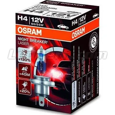 OSRAM Night Breaker Laser H4 60/55W 12V +130%