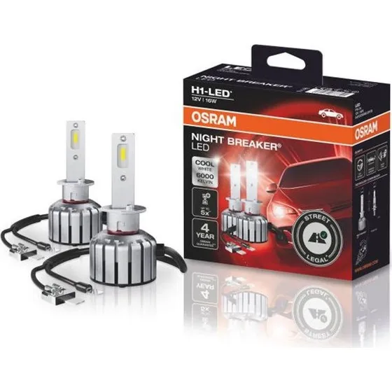 OSRAM Night Breaker H1-LED 12V ECE godkendt (sæt)