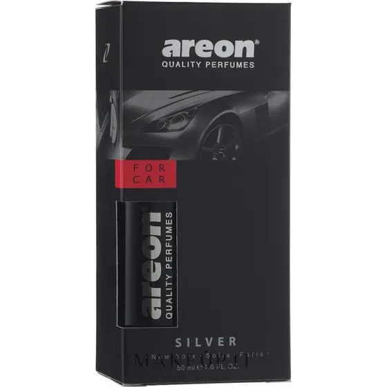 Areon Parfume Sølv bil luftfrisker 50 ml