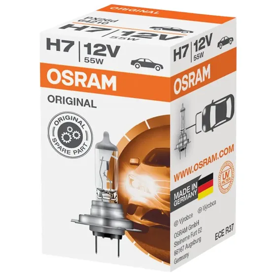 OSRAM H7 55W 12V forlygtepære (64210)
