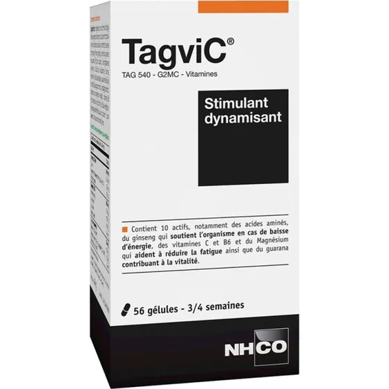 NHCO Nutrition TagviC Dynamiserende Stimulant - 56 kapsler