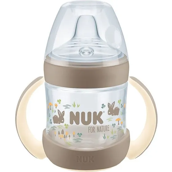 NUK For Nature Drikkekop m. Tud & Håndtag 150 ml – Cream