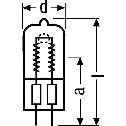 OSRAM 64516 Halogenpære 300W 7800 lm (240V)
