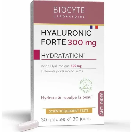 Biocyte Anti-aging Hyaluronic Forte 300mg - 30 kapsler