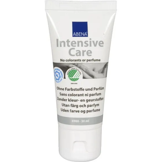 ABENA Intensive Care Cream 30 ml, uden farve & parfume, 70% fedt