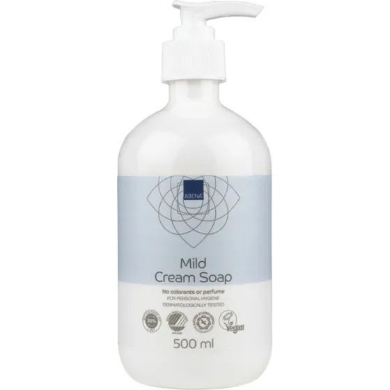 Abena Mild Cremesæbe 500 ml – uden farve og parfume