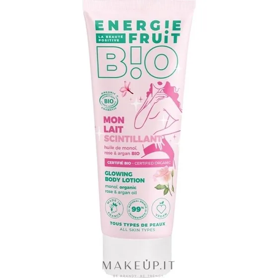 Energy Fruit Økologisk Monoi, Rose & Argan Kropsmælk 200 ml