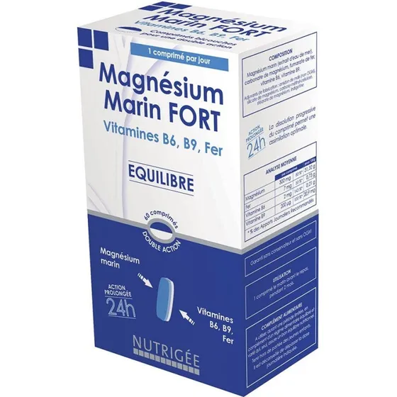 Nutrigée Stærk Marine Magnesium - 60 tabletter