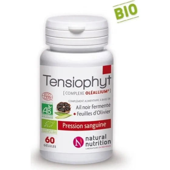 Natural Nutrition Tensiophyt Bio 60 Kapsler - Blodtryk
