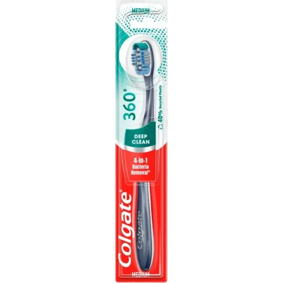 Colgate 360 tandbørste medium (1 stk.)