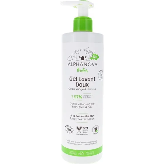 Alphanova Baby Organic Hair & Body Dermocleanser 500ml