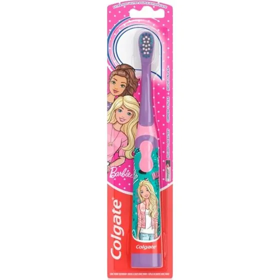 Colgate Barbie batteri tandbørste 3+ år Extra Soft