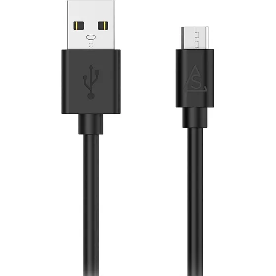 Smartline Mikro USB-kabel 1 m USB-A - Sort