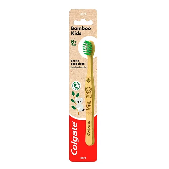 Colgate Tandbørste Bamboo Kids Soft 6+ (1 stk)