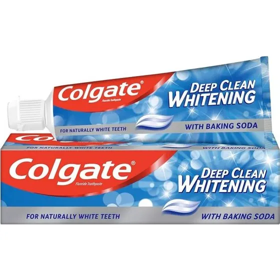 Colgate Deep Clean Whitening tandpasta med bagesoda 75 ml – 12 stk