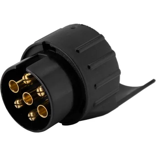 Carpoint 7- til 13-polet Multicon adapter, sort