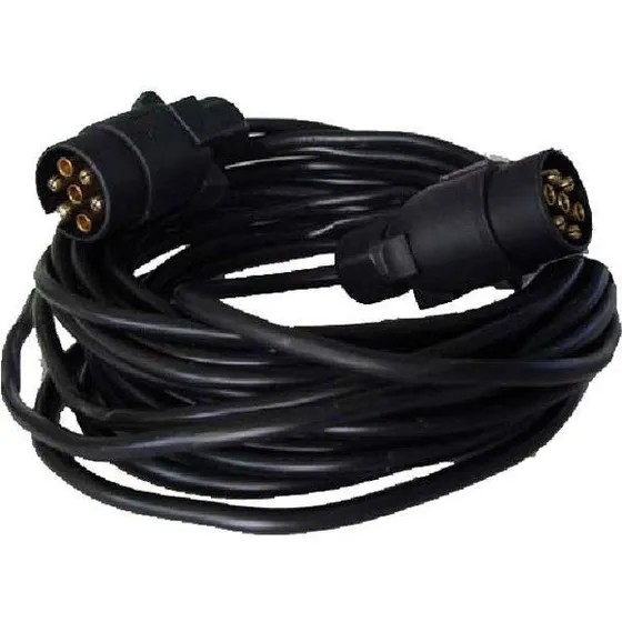 Universal kabel 8 m til trailerlys 7-polet stik