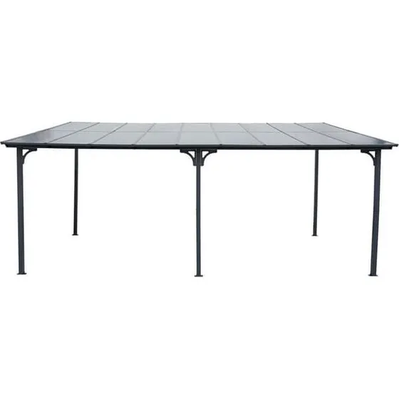 Marvin Pergola i mørkegrå aluminium 545 x 298 cm