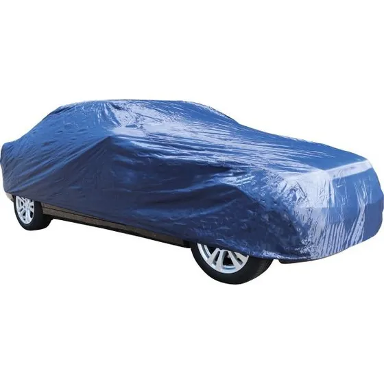 Carpoint Polyester Bilcover M 432x165x119 cm - Blå