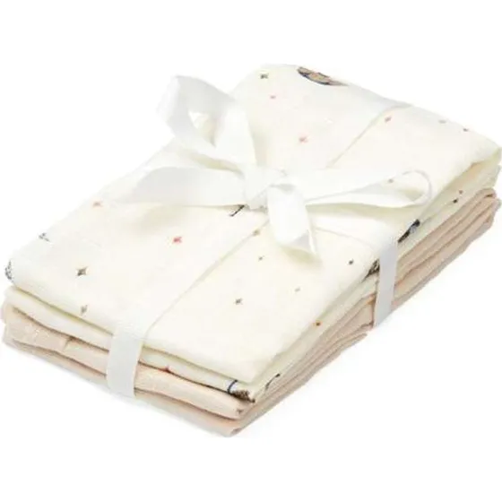 Cam Cam Copenhagen Carousel Vaskeklude 4-pak (Økologisk muslin)