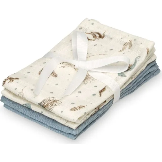 Cam Cam Copenhagen Sea Garden vaskeklude 4-pak – GOTS