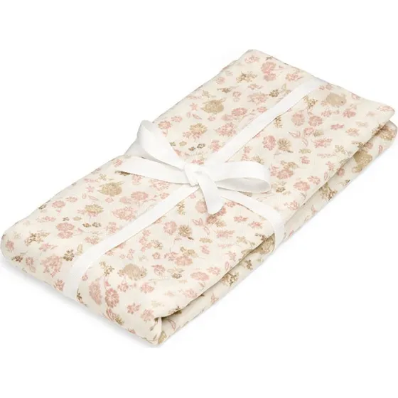 CamCam Copenhagen Augusta Swaddle 120x120 cm – Peach