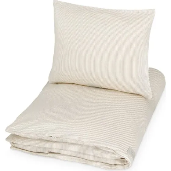 Cam Cam Copenhagen Sengetøj Classic Stripes Camel, 70x100 cm