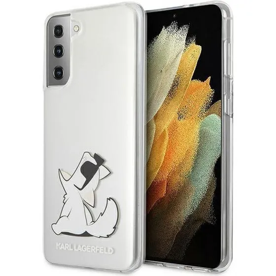 Karl Lagerfeld Choupette Fun Case til Samsung Galaxy S21+ - Transparent