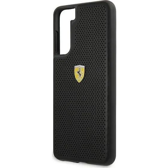 Ferrari On Track Perforated Cover til Samsung Galaxy S21+ - Sort