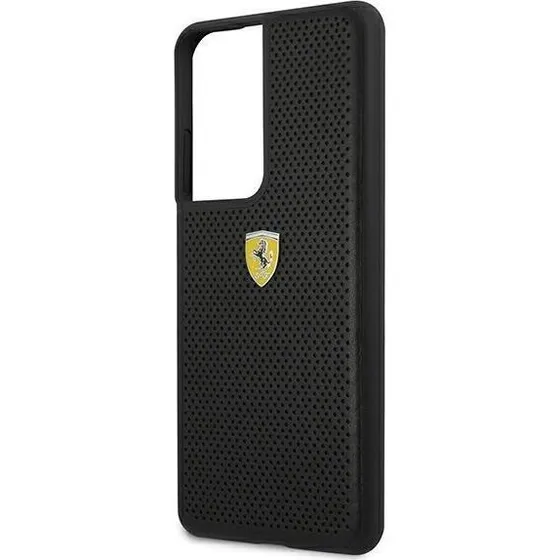 Ferrari On Track Perforated Case til Samsung Galaxy S21 Ultra - Sort