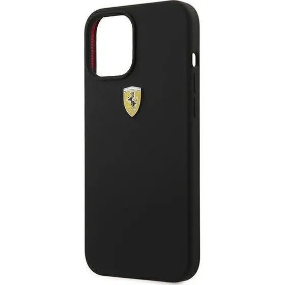 Ferrari On Track Silicone Case til iPhone 12 Pro Max - Sort