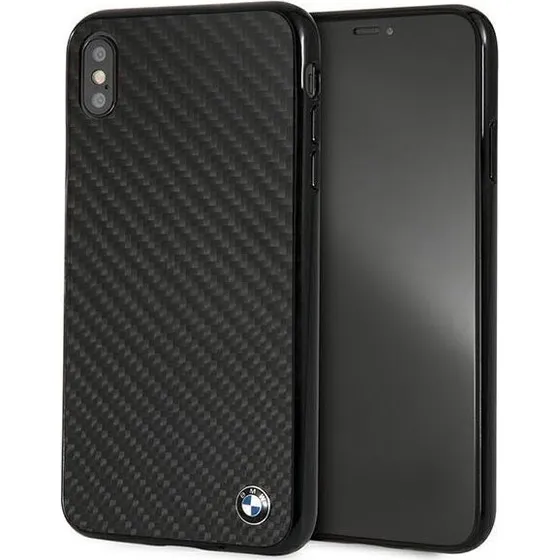 BMW Signature Carbon Case til iPhone Xs Max - Sort