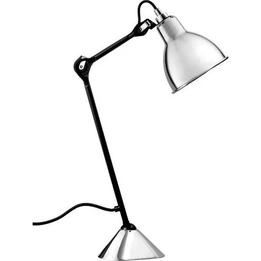 Gras N205 Bordlampe - Mat Sort & Krom