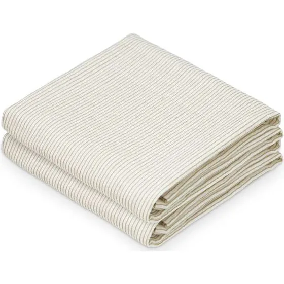 CamCam Copenhagen Stofble 2-pak Classic Camel Stripe (GOTS)