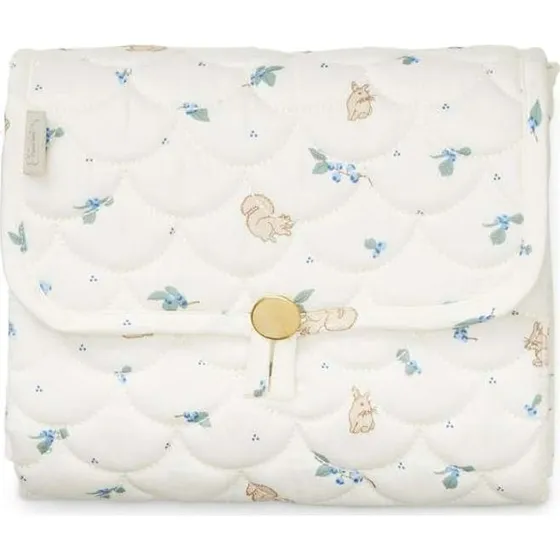 Cam Cam Copenhagen Blueberries Rejse-pusleunderlag (quiltet)