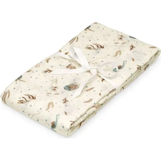Cam Cam Copenhagen Svøb Sea Garden - 100% økologisk muslin