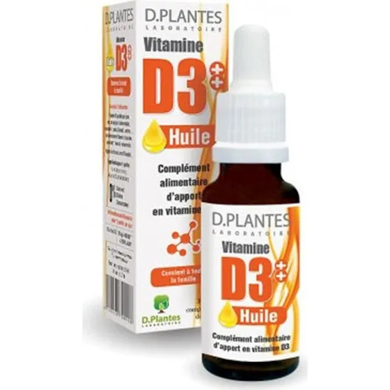 D. Plantes Vitamin D3 Olie 400UI 20ml