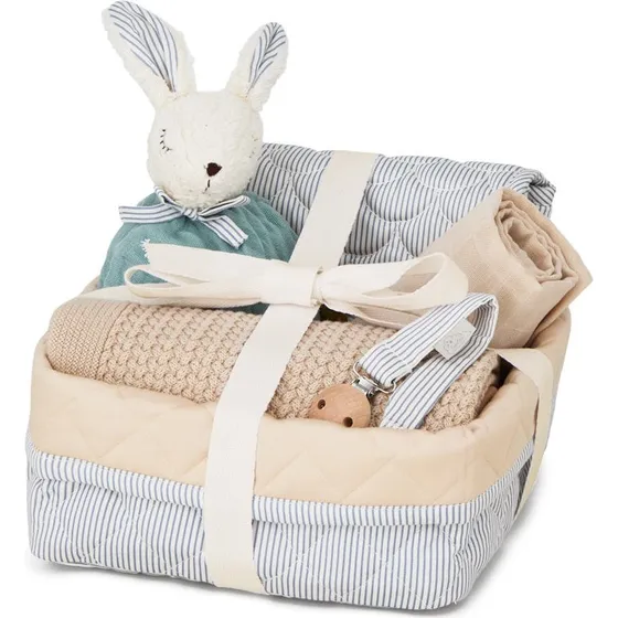 Cam Cam Copenhagen Carousel Babyshower Gavekurv - Classic Stripes Blue