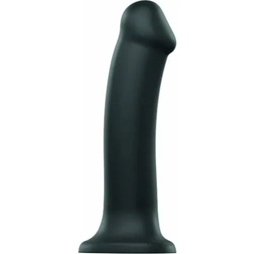 StrapOnMe Dobbelt Densitet Dildo - Sort, M